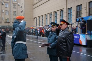 Президент Партнерства Николай Бакунович посетил церемонию приведения к Присяге курсантов Университета Государственной противопожарной службы ГПС МЧС