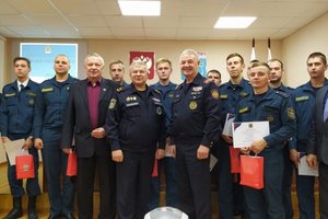 Николай Бакунович посетил мероприятие «Посвящение в профессию» ГКУ «Леноблпожспас»