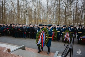 Николай Бакунович принял участие в мероприятиях, посвященных Дню памяти пожарных, погибших при исполнении служебных обязанностей